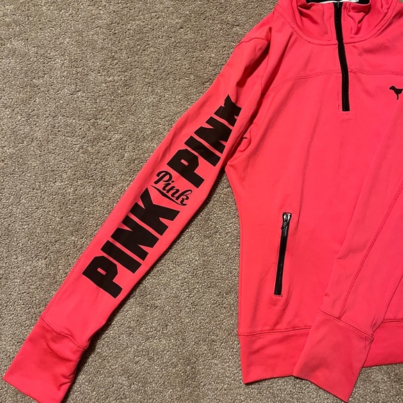 PINK Victoria’s Secret quarter zip sweatshirt - Picture 5 of 5